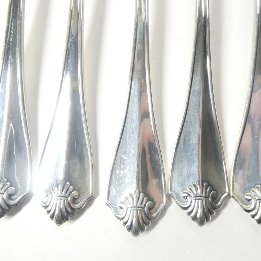 Oneida King James Flatware Set Silverplate 66pc Service for 12 Vintage